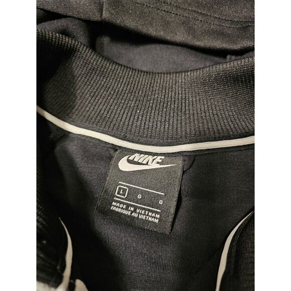 Nike Hoodie Womens Large Black Tracksuit Jacket Full Zip Sportswear Hooded - Picture 4 of 7